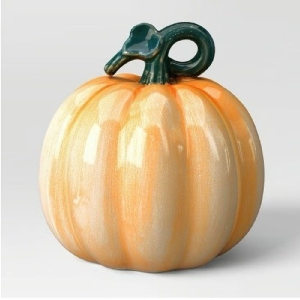 Ceramic Fall Pumpkin Orange - Threshold, Target